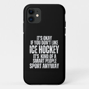 ICE HOCKEY FUNNY QUOTES iPhone 11 CASE