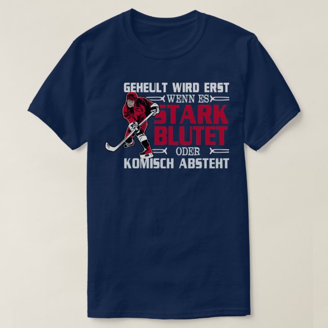 Ice Hockey Funny Saying T-Shirt (Design Front)