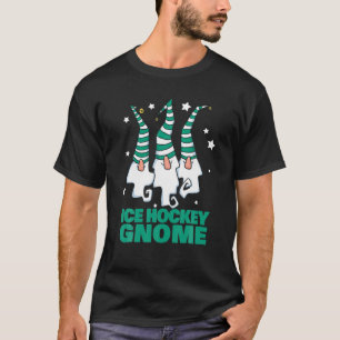 Ice Hockey Gnome Christmas Party Pajama - Ice Hock T-Shirt