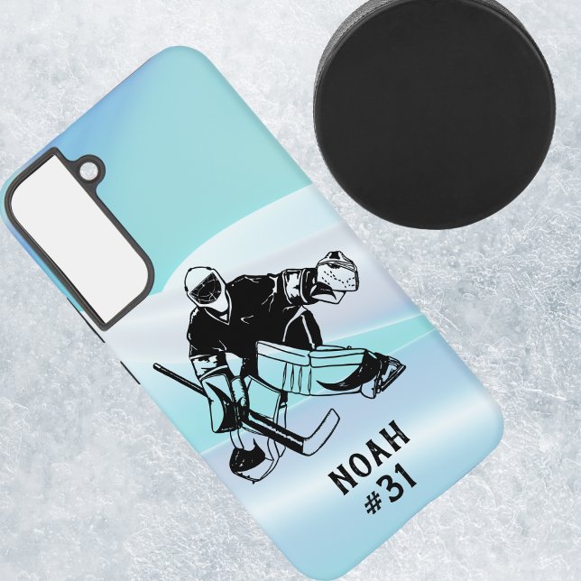 Ice Hockey Goal Keeper Signature Samsung Galaxy S22+ Case (Creator Uploaded)