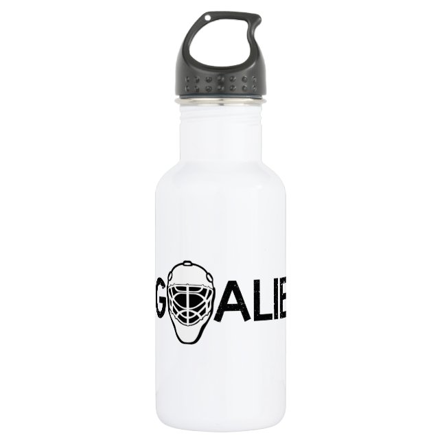 Ice Hockey Goalie 532 Ml Water Bottle (Front)