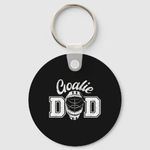 Ice Hockey Goalie Dad Proud Ice Hockey Goalkeeper Key Ring