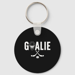 Ice Hockey Goalie Goaltender Ice Hockey Goalkeeper Key Ring