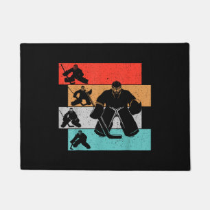 Ice Hockey Goalie Hockey Player Doormat