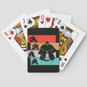 Ice Hockey Goalie Hockey Player Playing Cards