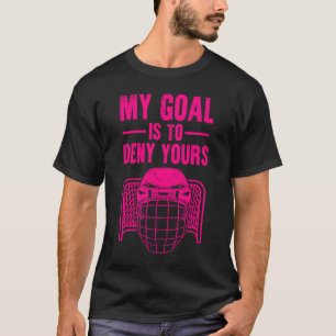 Ice Hockey Goalie Kids Men Women Hockey Player T-Shirt