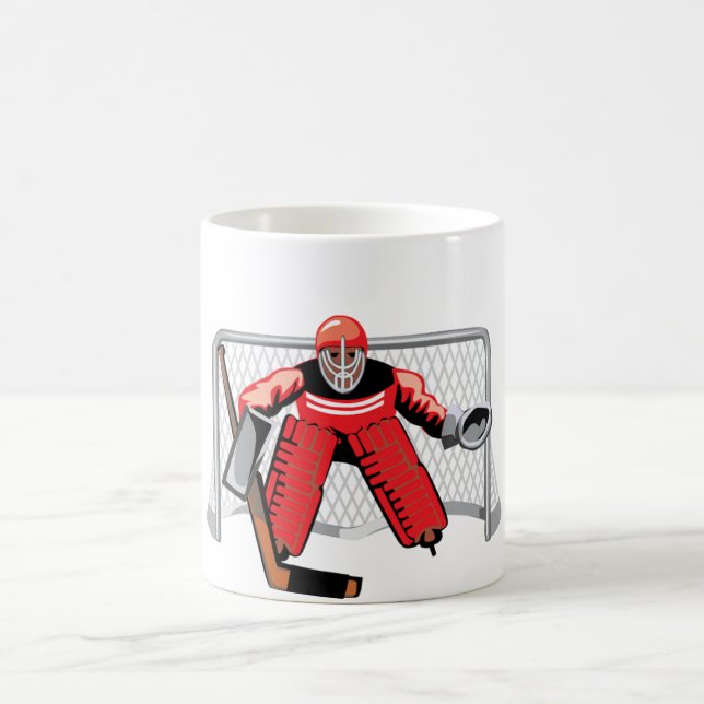 Ice Hockey Goalie Mug (Center)