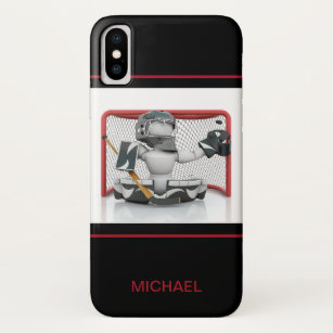 Ice Hockey Goalie Personalised Name   Sport Case-Mate iPhone Case