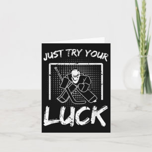Ice Hockey Goalie Quote Card