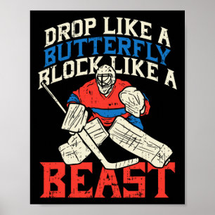 Ice Hockey Goalkeeper Goalie Keeper Jersey Poster