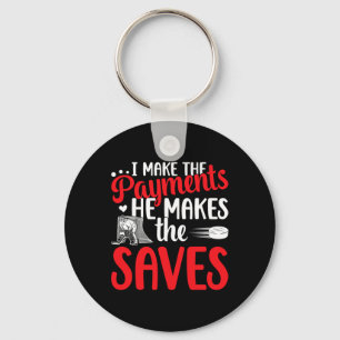Ice Hockey Goalkeeper Mom Of An Ice Hockey Keeper Key Ring