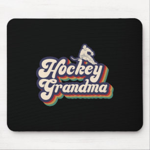 Ice Hockey Grandma Of A Hockey Player Grandmother Mouse Pad