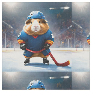 Ice Hockey Guinea Pig, Fabric
