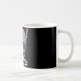 Ice Hockey Helmet Stick Puck Hockey Drip Boys Yout Coffee Mug
