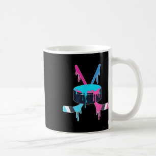Ice Hockey Ice Cream Drip Sprinkles Ice Hockey Pla Coffee Mug