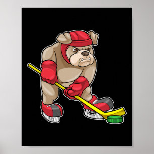 Ice Hockey Ice Hockey Stick Sports Poster