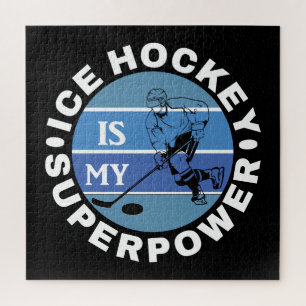 Ice Hockey Is My Superpower Jigsaw Puzzle