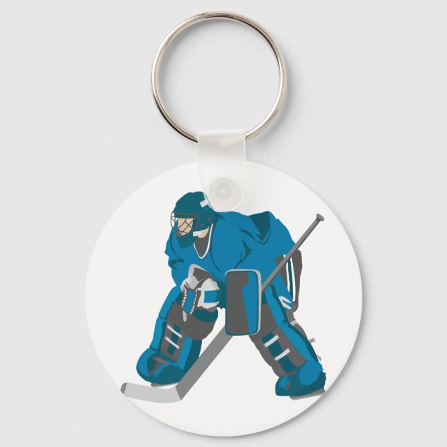 Ice Hockey Key Ring (Front)
