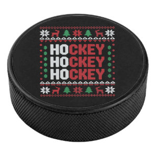 Ice Hockey Lover Christmas Santa Funny Sports Team Puck