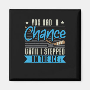 Ice Hockey Magnet