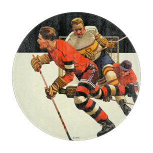 Ice Hockey Match Cutting Board