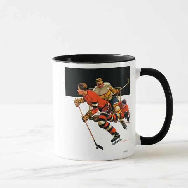 Ice Hockey Match Mug (Right)