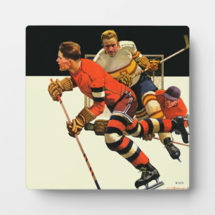 Ice Hockey Match Plaque