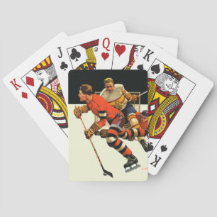 Ice Hockey Match Playing Cards