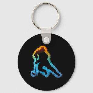 Ice Hockey Men Kids Youth Present For Hockey Playe Key Ring