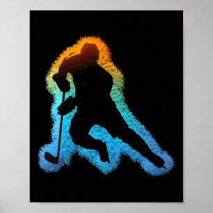 Ice Hockey Men Kids Youth Present For Hockey Playe Poster