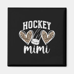 Ice Hockey Mimi Grandma Hearts Mimi Of A Hockey Pl Magnet