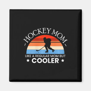 Ice Hockey Mom Player Goalie Skater Team Puck Goal Magnet