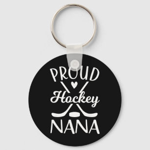 Ice Hockey Nana Grandma Of Hockey Player Nana Key Ring