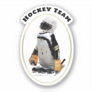 Ice Hockey Penguin 