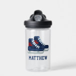 Ice Hockey Personalised Kids Water Bottle<br><div class="desc">Personalised design for your little athletes and sports fans.</div>