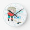 Ice Hockey Personalised Wall Clock