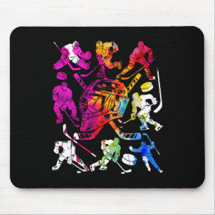 Ice Hockey Player Cool Ice Hockey Mouse Pad