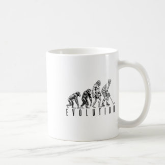 Ice Hockey Player Evolution Funny Man Ape Caveman  Coffee Mug