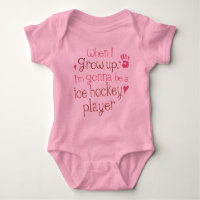 Ice Hockey Player (Future) Infant Baby T-Shirt