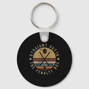 Ice Hockey Player Goalie Puck Face Mask Team Outfi Key Ring