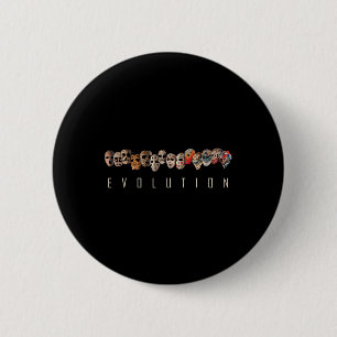 Ice Hockey Player Heritage Evolution Of Hockey Goa 6 Cm Round Badge