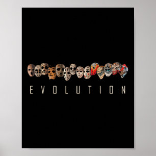 Ice Hockey Player Heritage Evolution Of Hockey Goa Poster