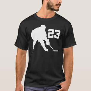 Ice Hockey Player Jersey Number 23 T-Shirt