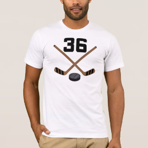 Ice Hockey Player Jersey Number 36 Gift T-Shirt