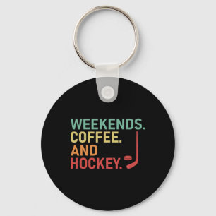 Ice Hockey Player Mens And Womens  Key Ring
