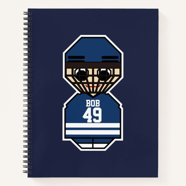 Ice hockey player notebook (Front)