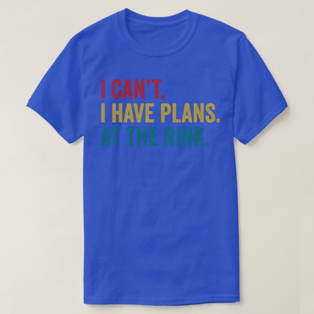Ice Hockey Player Plans at the Rink Ice Hockey Coa T-Shirt (Design Front)