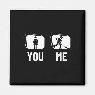 Ice Hockey Player Proud Funny Women Ice Hockey Magnet