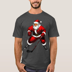 Ice hockey player Santa Claus T-Shirt