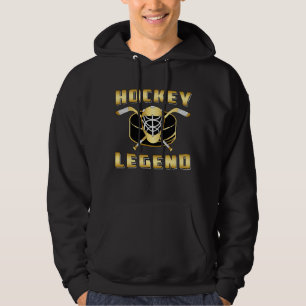 Ice Hockey Player Stick Team Sports Puck Gift Idea Hoodie